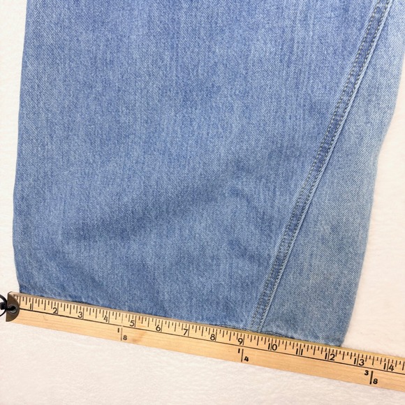 Levi's 94 Baggy Wide Leg Jeans Light Wash Denim Size 30 Relaxed Blue Denim - Picture 5 of 11